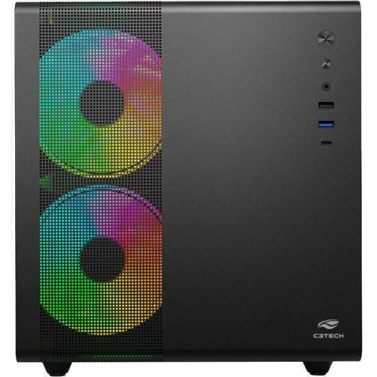 Gabinete Gamer C3Tech Aquarius MT-G710 Sem Fans Preto na internet