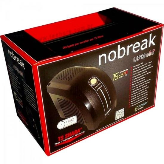 Nobreak Ts Shara Ups Mini 600VA Bivolt na internet