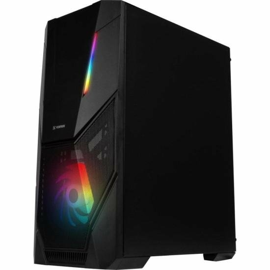 Gabinete Gamer Fortrek Mid Tower Black Hawk RGB Preto na internet