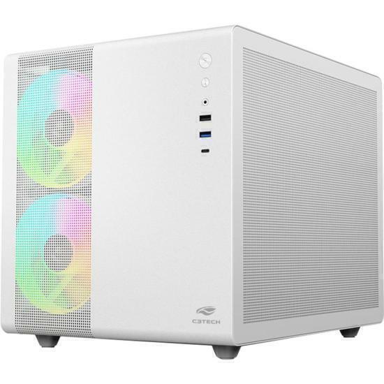 Gabinete Gamer C3Tech Aquarius MT-G710 Sem Fans Branco na internet