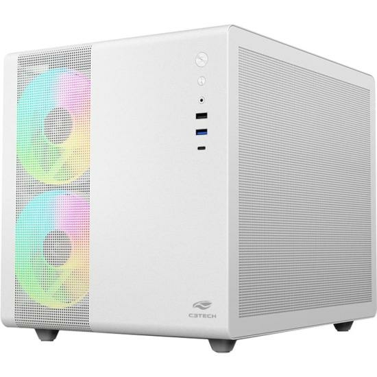 Gabinete Gamer C3Tech Aquarius MT-G710 Sem Fans Branco na internet