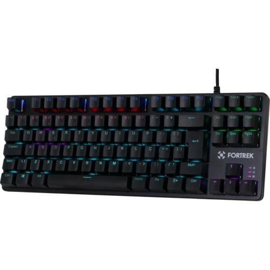 Teclado Gamer Mecânico Fortrek Black Hawk Compact Rainbow na internet