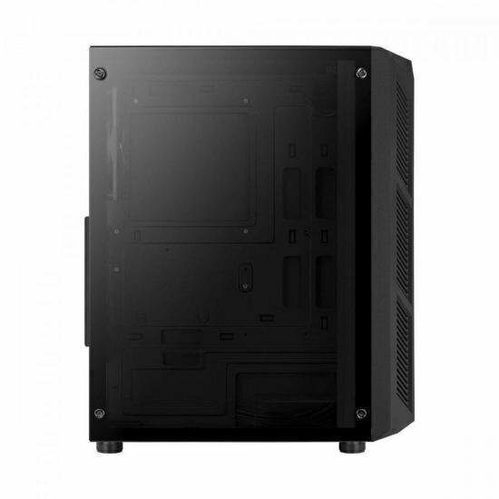 Gabinete Gamer Aerocool Prime Preto RGB Lateral Vidro na internet