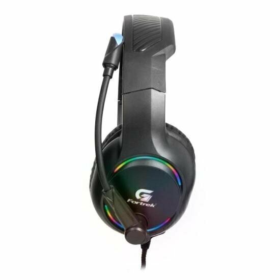 Headset Gamer Fortrek Holt P2 + USB RGB Preto - Wormtec