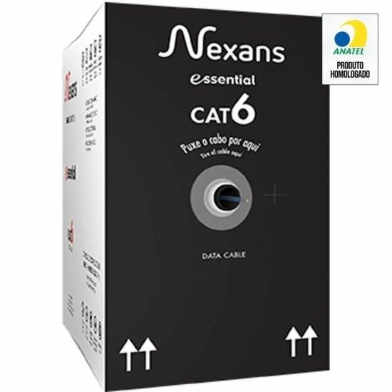 Cabo de Rede CAT.6 CM 305m Azul Nexans - CX / 305 - Wormtec