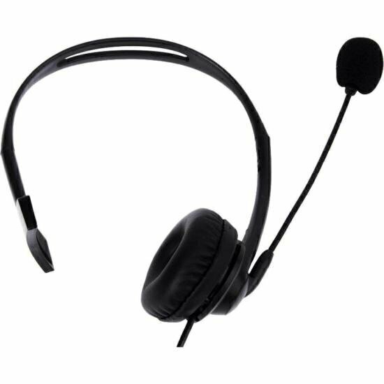 Headset Office Fortrek FK 731A USB Preto - Wormtec