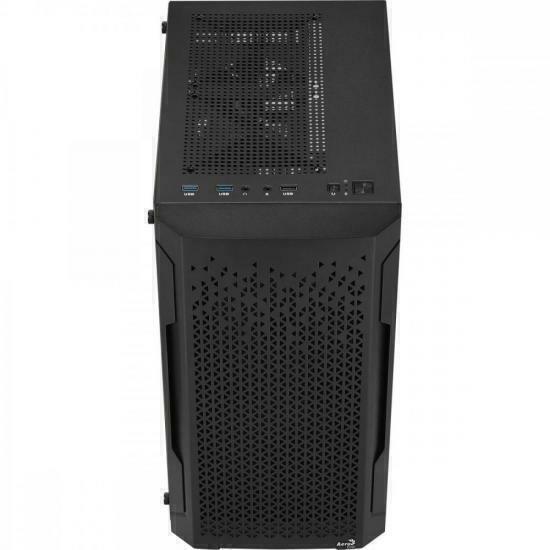 Gabinete Gamer Aerocool Trinity Mini Preto Lateral Vidro - Wormtec