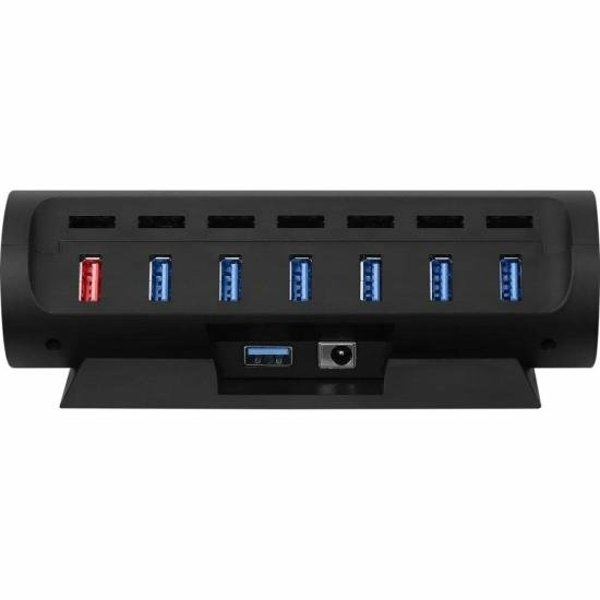 Hub USB 7 Portas 3.0 Streamplify Ctrl 7 Preto RGB - Wormtec