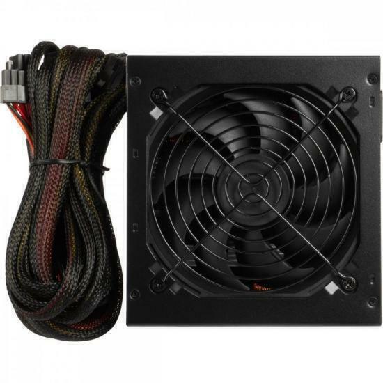 Fonte Gamer ATX Fortrek Black Hawk 500W 80 Plus Bronze PFC Ativo - Wormtec