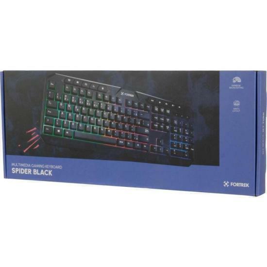 Teclado Gamer Multimidia Fortrek Spider Black Preto - loja online