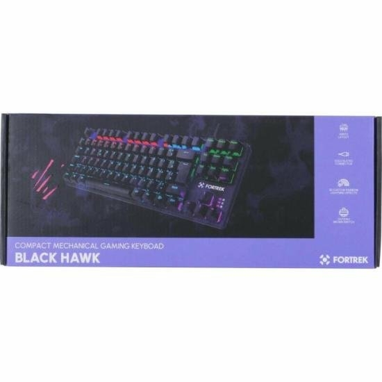 Teclado Gamer Mecânico Fortrek Black Hawk Compact Rainbow - loja online