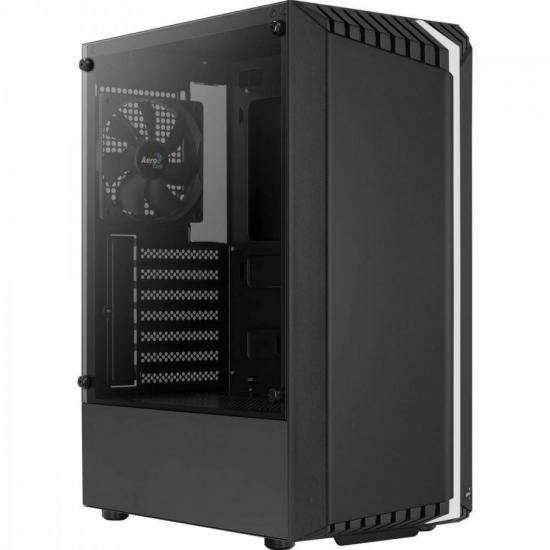 Imagem do Gabinete Gamer Aerocool Bionic Preto RGB Lateral Vidro