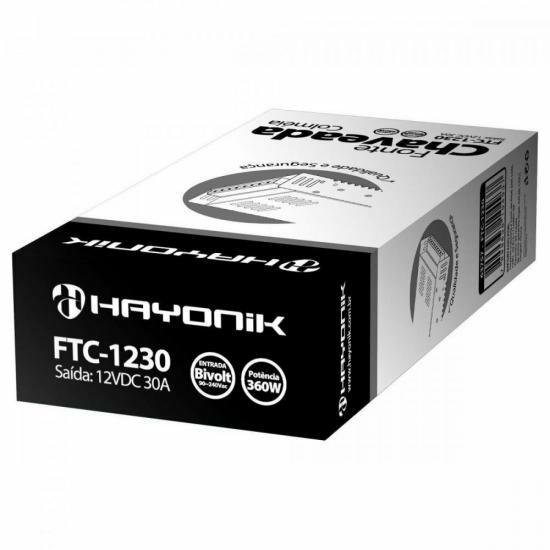 Imagem do Fonte Colmeia Hayonik FTC1230 12VDC 30A 360W Bivolt Manual