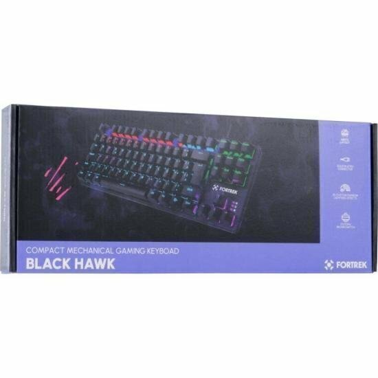 Imagem do Teclado Gamer Mecânico Fortrek Black Hawk Compact Rainbow