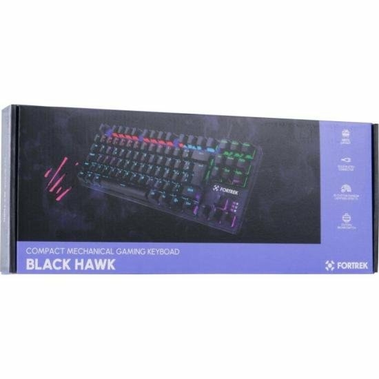 Imagem do Teclado Gamer Mecânico Fortrek Black Hawk Compact Rainbow