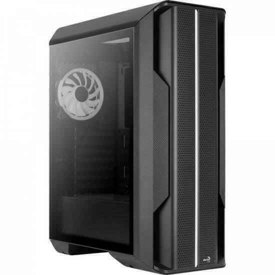 Imagem do Gabinete Gamer Aerocool ATX Splinter Lateral Vidro