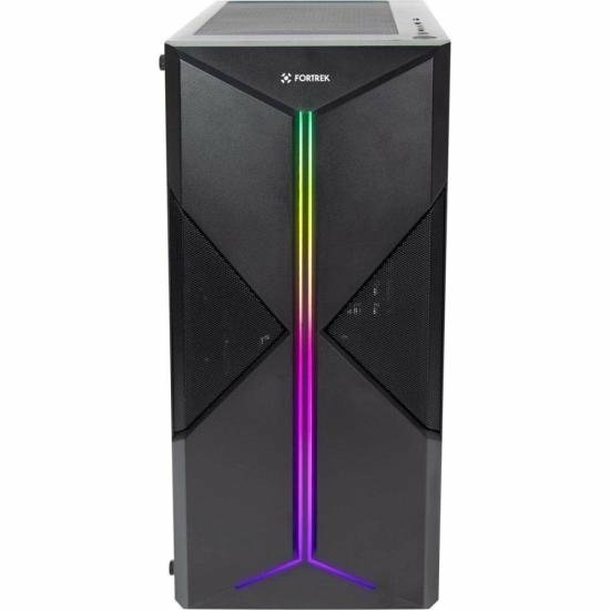 Gabinete Gamer Fortrek Holt Mid Tower RGB Preto