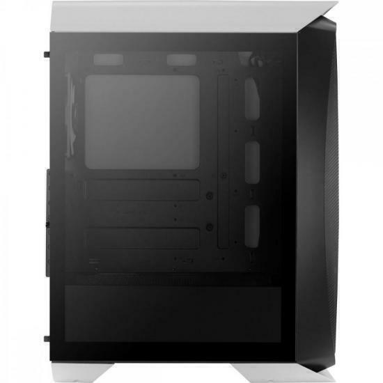 Gabinete Gamer Aerocool Aero One Frost Branco RGB Lateral Vidro