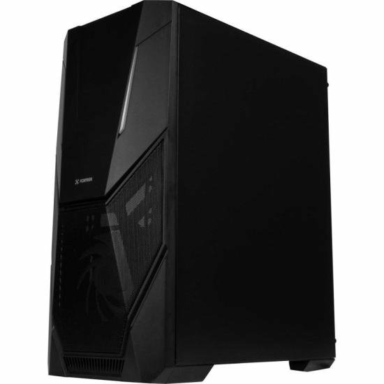 Gabinete Gamer Fortrek Mid Tower Black Hawk RGB Preto