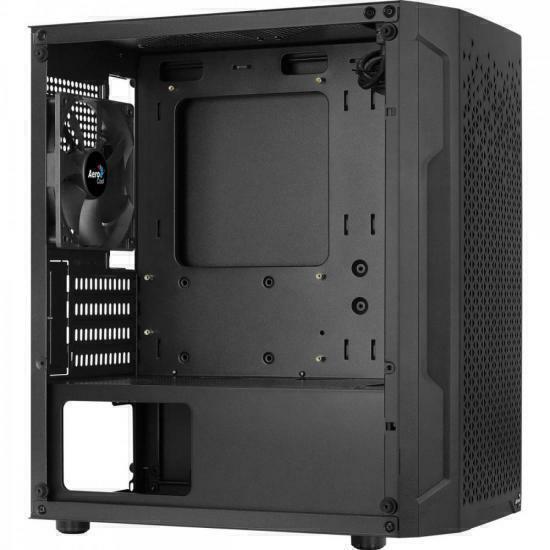 Gabinete Gamer Aerocool Trinity Mini Preto Lateral Vidro