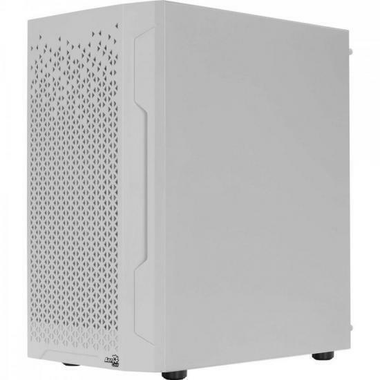 Gabinete Gamer Aerocool Trinity Mini Branco Lateral Vidro