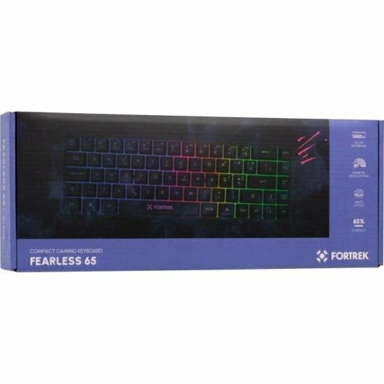 Teclado Gamer Fortrek Fearless 65 Compact Preto