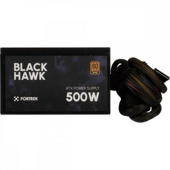 Fonte Gamer ATX Fortrek Black Hawk 500W 80 Plus Bronze PFC Ativo - comprar online