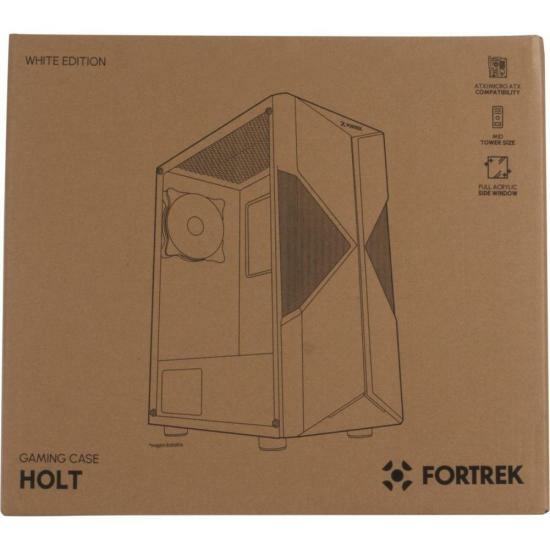 Gabinete Gamer Fortrek Holt Mid Tower RGB Branco - comprar online