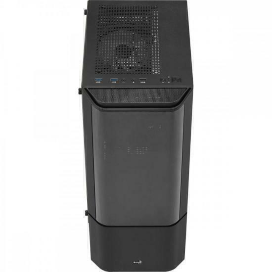 Gabinete Gamer Aerocool ATX Quantum V2 Preto Lateral Vidro - comprar online