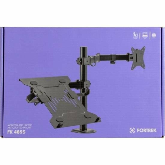 Suporte Articulado Para Monitor e Notebook Fortrek FK 485S - comprar online