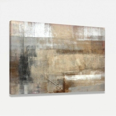 Quadro Abstrato Moderno Pinceladas Retas - comprar online