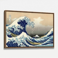 Quadro A Grande Onda De Kanagawa - Oriental - Hokusai - loja online