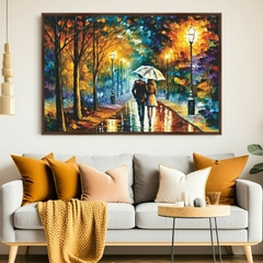 Quadro Casal Love Rain