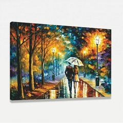 Quadro Casal Love Rain - comprar online