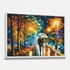 Quadro Casal Love Rain - Quadro Amado