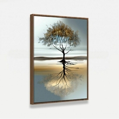 Quadro Abstrato Árvore Reflexo da Vida - loja online