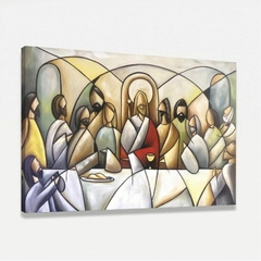 Releitura Quadro Santa Ceia Arte Moderna - comprar online