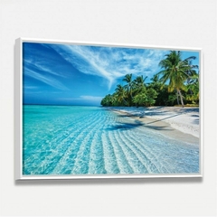 Quadro Paraiso Praia Maldivas - Quadro Amado