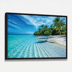 Quadro Paraiso Praia Maldivas na internet