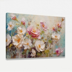 Quadro Floral Estilo Pintura - comprar online