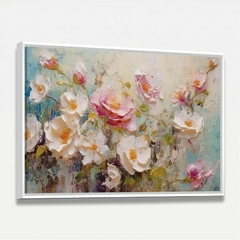 Quadro Floral Estilo Pintura - Quadro Amado