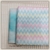 kit Feltro Estampado Chevron Azul - 50x70 cm