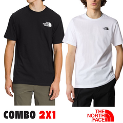 2x1 remera the north face - importada