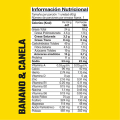 6-PACK x 42gr. SABOR BANANO & CANELA - tienda online