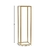 Suporte de Arranjo Metal 80x23x23cm Dourado - comprar online