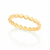 Anel Rommanel skinny ring corações folheado a ouro 513013 - comprar online