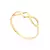 ANEL SKINNY INFINITO BANHADO A OURO 18K - comprar online