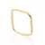 ANEL SKINNY QUADRADO BANHADO A OURO 18K - comprar online