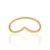 ANEL SKINNY RING BANHADO A OURO 18K - comprar online