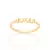 ANEL SKINNY RING AMOR BANHADO A OURO 18K